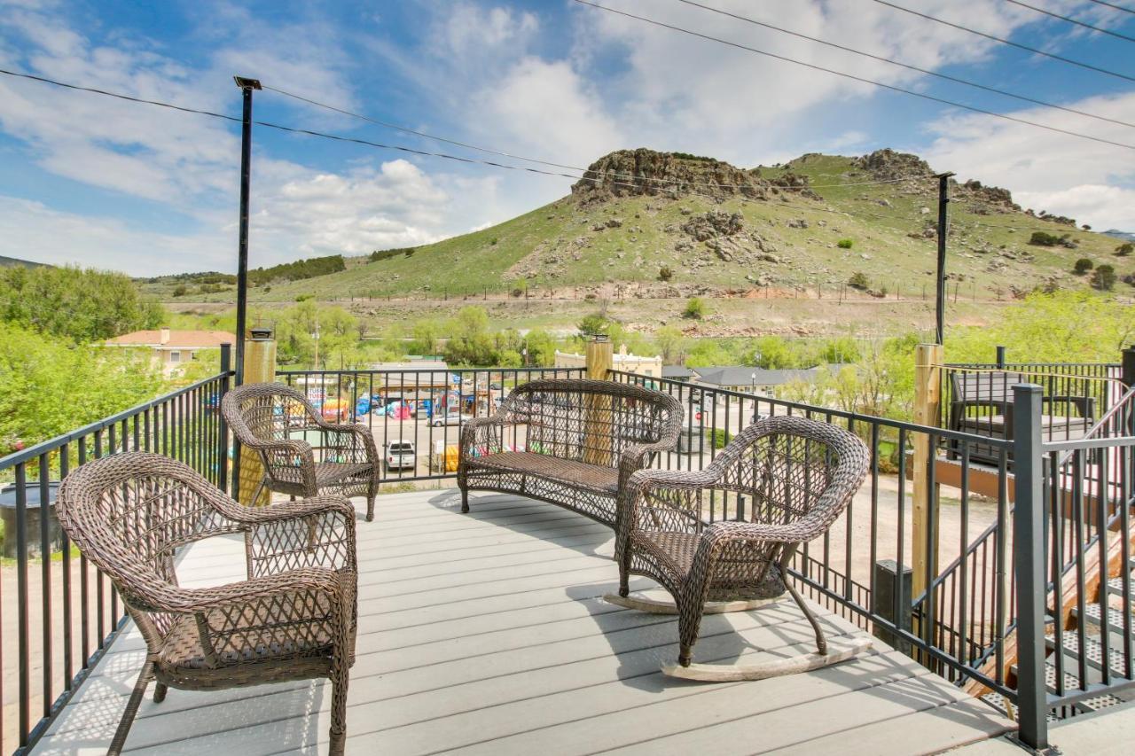 Central Lava Hot Springs Studio With Deck And Views! Екстериор снимка